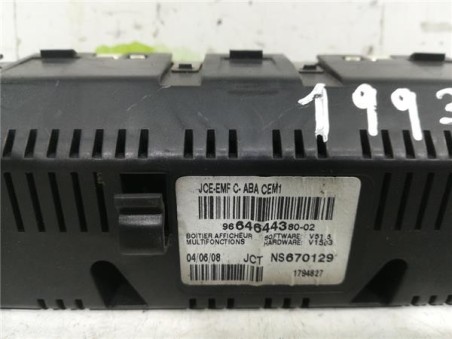 PANTALLA NAVEGADOR Citroen C4 Berlina  1 6 HDi