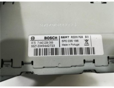 PANTALLA NAVEGADOR Seat Leon  1 2 Reference [1 2 Ltr  - 77 kW TSI]