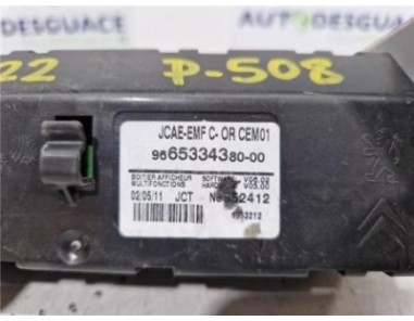 PANTALLA NAVEGADOR Peugeot 508  1 6 Access [1 6 Ltr  - 82 kW HDi FAP]