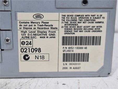 PANTALLA NAVEGADOR Land Rover Freelander  2 2 TD4