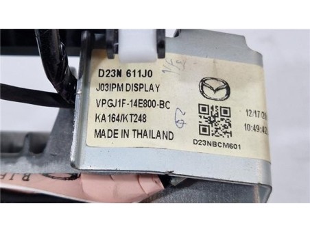 PANTALLA NAVEGADOR Mazda CX-3  1 5 Center-Line [1 5 Ltr  - 77 kW Diesel CAT]