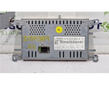 PANTALLA NAVEGADOR Audi A4 Avant  2 0 Básico [2 0 Ltr  - 105 kW 16V TDI]