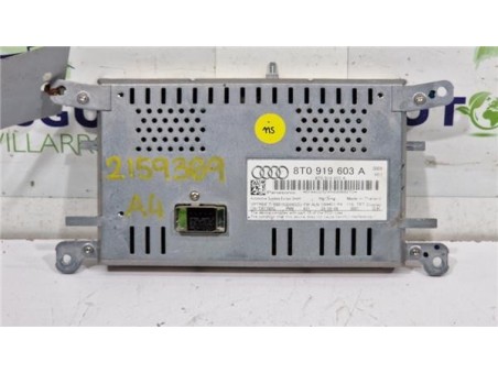 PANTALLA NAVEGADOR Audi A4 Avant  2 0 Básico [2 0 Ltr  - 105 kW 16V TDI]