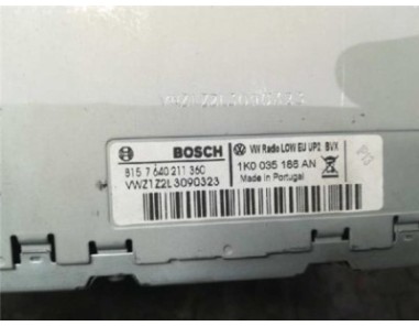 Radio / Cd Volkswagen GOLF VI 1 6 TDI DPF 