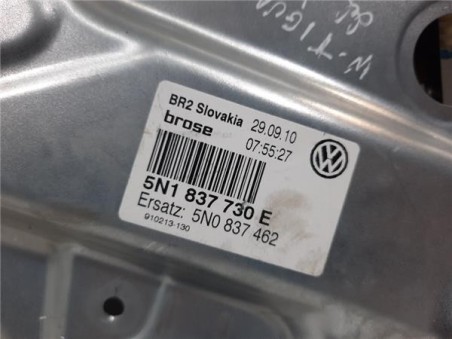 Elevalunas Electrico Delantero Derecho Volkswagen Tiguan  2 0 +Motion 4Motion [2 0 Ltr  - 103 kW TDI]