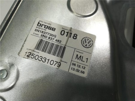 Elevalunas Electrico Delantero Derecho Volkswagen Tiguan  2 0 TDI