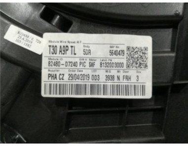 Elevalunas Electrico Delantero Derecho Hyundai Tucson  1 6 Style 2WD [1 6 Ltr  - 100 kW CRDi CAT ]