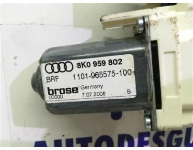 Elevalunas Electrico Delantero Derecho Audi A4 BER  2 0 16V TDI 