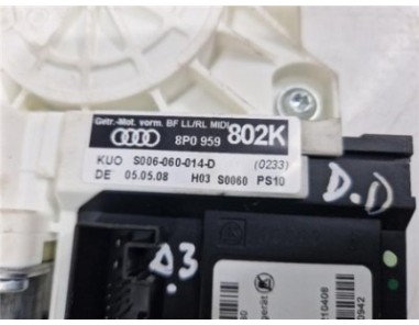 Elevalunas Electrico Derecho Audi A3  1 4 TFSI Ambiente [1 4 Ltr  - 92 kW 16V TFSI]