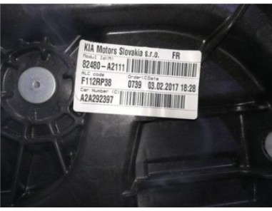 Elevalunas Electrico Delantero Derecho Kia CEE'D 1 4 CRDi 