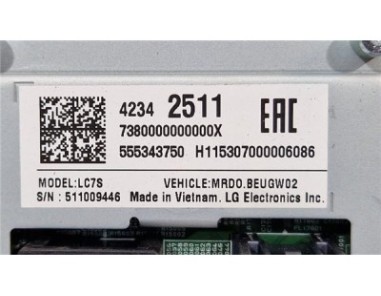 PANTALLA NAVEGADOR Opel Astra K Berlina 5p  1 4 Dynamic [1 4 Ltr  - 110 kW 16V SIDI Turbo]