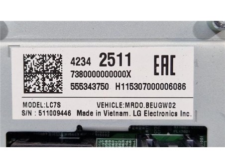 PANTALLA NAVEGADOR Opel Astra K Berlina 5p  1 4 Dynamic [1 4 Ltr  - 110 kW 16V SIDI Turbo]