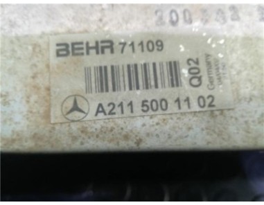 Intercooler MERCEDES CLASE E  BERLINA 2 7 CDI 