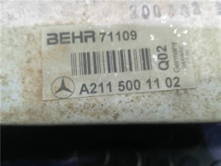 Intercooler MERCEDES CLASE E  BERLINA 2 7 CDI 