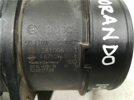 Caudalimetro Ssangyong KORANDO 2 0 