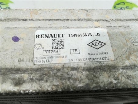 Intercooler Renault Clio IV  1 5 Authentique [1 5 Ltr  - 55 kW dCi Diesel FAP]