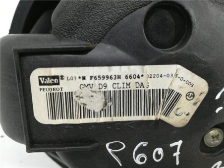Motor Calefaccion Peugeot 607 2 7 HDi FAP 