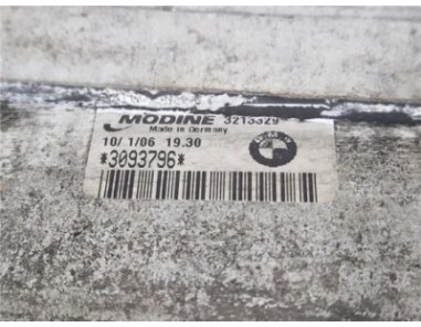 Intercooler BMW Serie 3 Berlina  2 0 320d [2 0 Ltr  - 120 kW 16V Diesel]