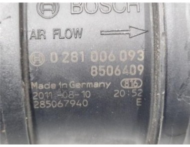 Caudalimetro BMW Serie 3 Berlina  2 0 318d [2 0 Ltr  - 105 kW Turbodiesel CAT]