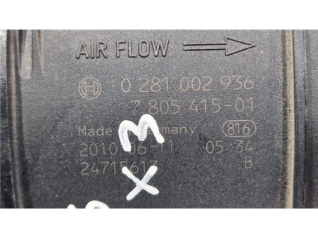 Caudalimetro BMW Serie X3  2 0 xDrive 20d [2 0 Ltr  - 130 kW Turbodiesel CAT]