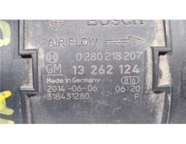 Caudalimetro Opel Meriva B  1 4 Selective [1 4 Ltr  - 88 kW 16V Turbo bivalent  Gasolina / LPG]