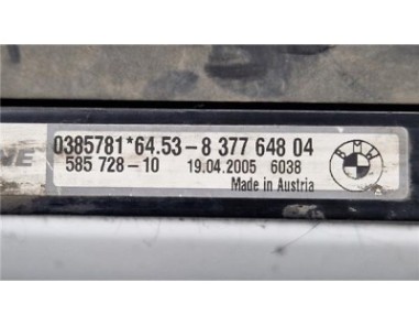 Condensador BMW Serie X3  2 0d [2 0 Ltr  - 110 kW 16V Diesel CAT]