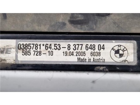 Condensador BMW Serie X3  2 0d [2 0 Ltr  - 110 kW 16V Diesel CAT]