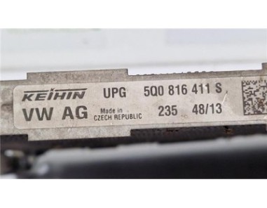 Condensador Volkswagen Golf VII  1 6 Business BlueMotion Tech  [1 6 Ltr  - 77 kW TDI DPF]