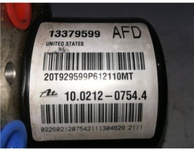 Nucleo Abs Opel ASTRA J SPORTS TOURER 1 7 16V CDTI 