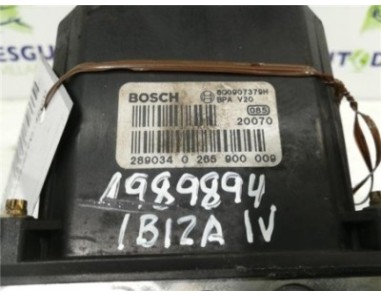 Nucleo Abs Seat Cordoba Berlina  1 9 Top [1 9 Ltr  - 74 kW TDI]