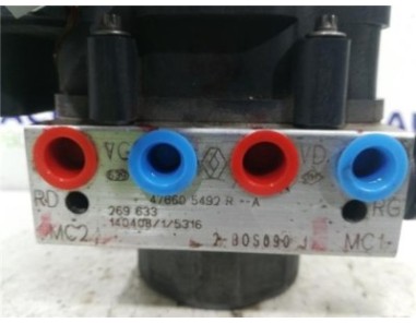 Nucleo Abs Dacia Sandero II  1 2 Ambiance [1 2 Ltr  - 55 kW 16V CAT]