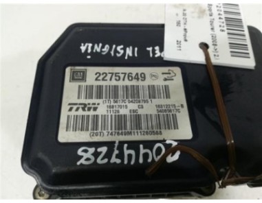 Nucleo Abs Opel Insignia Sports Tourer  2 0 Cosmo [2 0 Ltr  - 118 kW 16V CDTI]