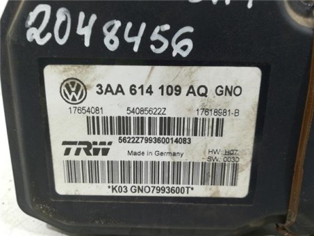 Nucleo Abs Volkswagen Passat Berlina  2 0 Exclusive BlueMotion [2 0 Ltr  - 103 kW TDI]