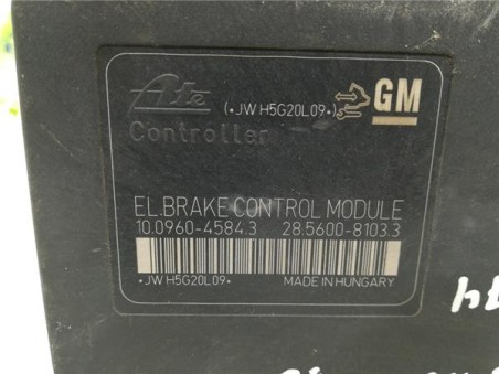 Nucleo Abs Opel Astra J Berlina 5p  2 0 Cosmo [2 0 Ltr  - 118 kW 16V CDTI]