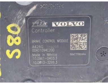 Nucleo Abs Volvo S80 Berlina  2 4 D5 Executive [2 4 Ltr  - 136 kW Diesel CAT]