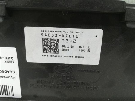 Cuadro Instrumentos Hyundai Tucson  1 6 Style 2WD [1 6 Ltr  - 100 kW CRDi CAT ]