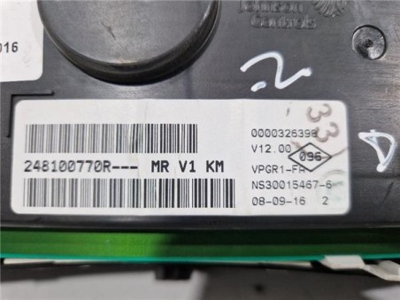 Cuadro Instrumentos Dacia Dokker  1 5 Essential [1 5 Ltr  - 66 kW dCi Diesel FAP CAT]