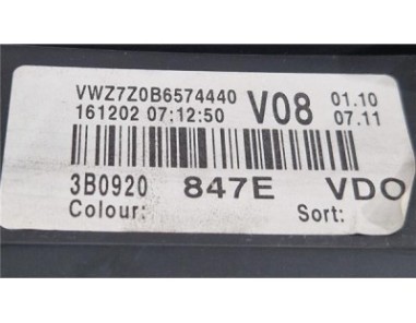 Cuadro Instrumentos Volkswagen Passat Berlina  1 9 TDI