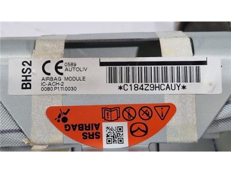 Airbag cortina delantero derecho Mazda 3 Berlina / Sedán  2 2 Evolution [2 2 Ltr  - 110 kW Turbodiesel CAT]