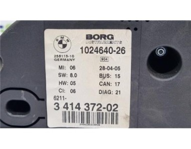 Cuadro Instrumentos BMW Serie X3  2 0d [2 0 Ltr  - 110 kW 16V Diesel CAT]