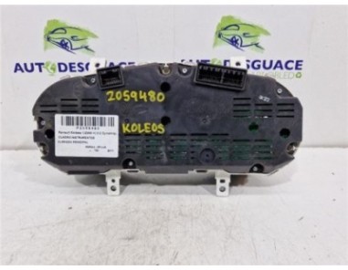Cuadro Instrumentos Renault Koleos I  2 0 Dynamique Pack1 [2 0 Ltr  - 110 kW dCi Diesel FAP]