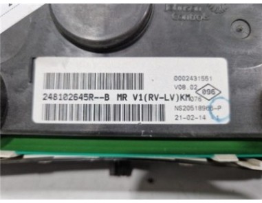 Cuadro Instrumentos Dacia Duster I  1 5 Ambiance 4x2 [1 5 Ltr  - 80 kW dCi Diesel FAP CAT]