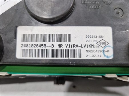 Cuadro Instrumentos Dacia Duster I  1 5 Ambiance 4x2 [1 5 Ltr  - 80 kW dCi Diesel FAP CAT]