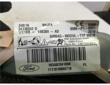 Airbag cortina delantero derecho Ford FIESTA 1 5 TDCi 