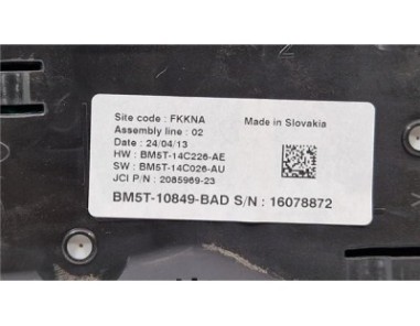 Cuadro Instrumentos Ford C-Max  1 0 Edition [1 0 Ltr  - 92 kW EcoBoost CAT]