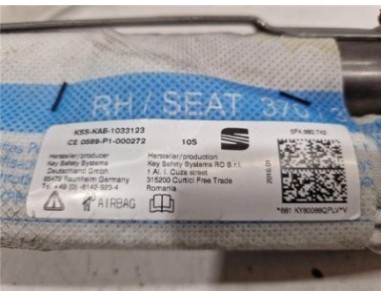 Airbag cortina delantero derecho Seat Leon ST 5F8  1 6 Reference [1 6 Ltr  - 81 kW TDI]