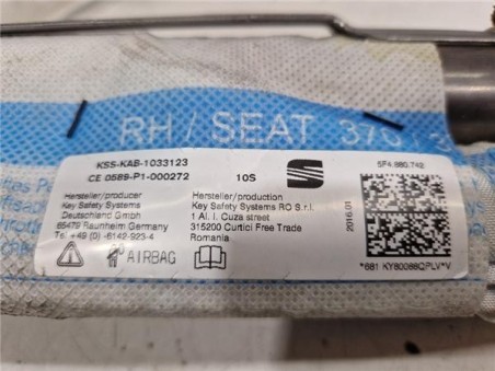 Airbag cortina delantero derecho Seat Leon ST 5F8  1 6 Reference [1 6 Ltr  - 81 kW TDI]