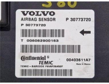 Centralita Airbag Volvo S80 Berlina  2 4 D5 Executive [2 4 Ltr  - 136 kW Diesel CAT]