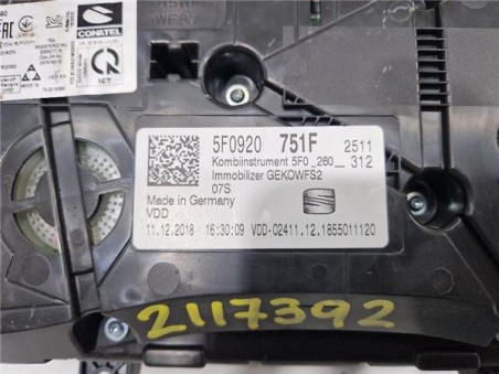 Cuadro Instrumentos Seat Leon  1 6 Reference [1 6 Ltr  - 85 kW TDI]