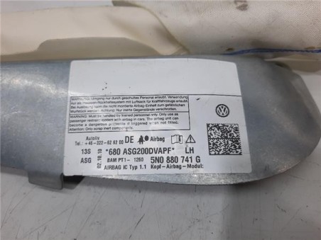 Airbag cortina delantero derecho Volkswagen Tiguan  2 0 +Motion 4Motion [2 0 Ltr  - 103 kW TDI]